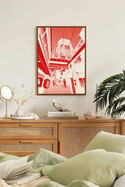 Wallity Lmnmdlkahve14 Pintura Decorativa Enmarcada Multicolor